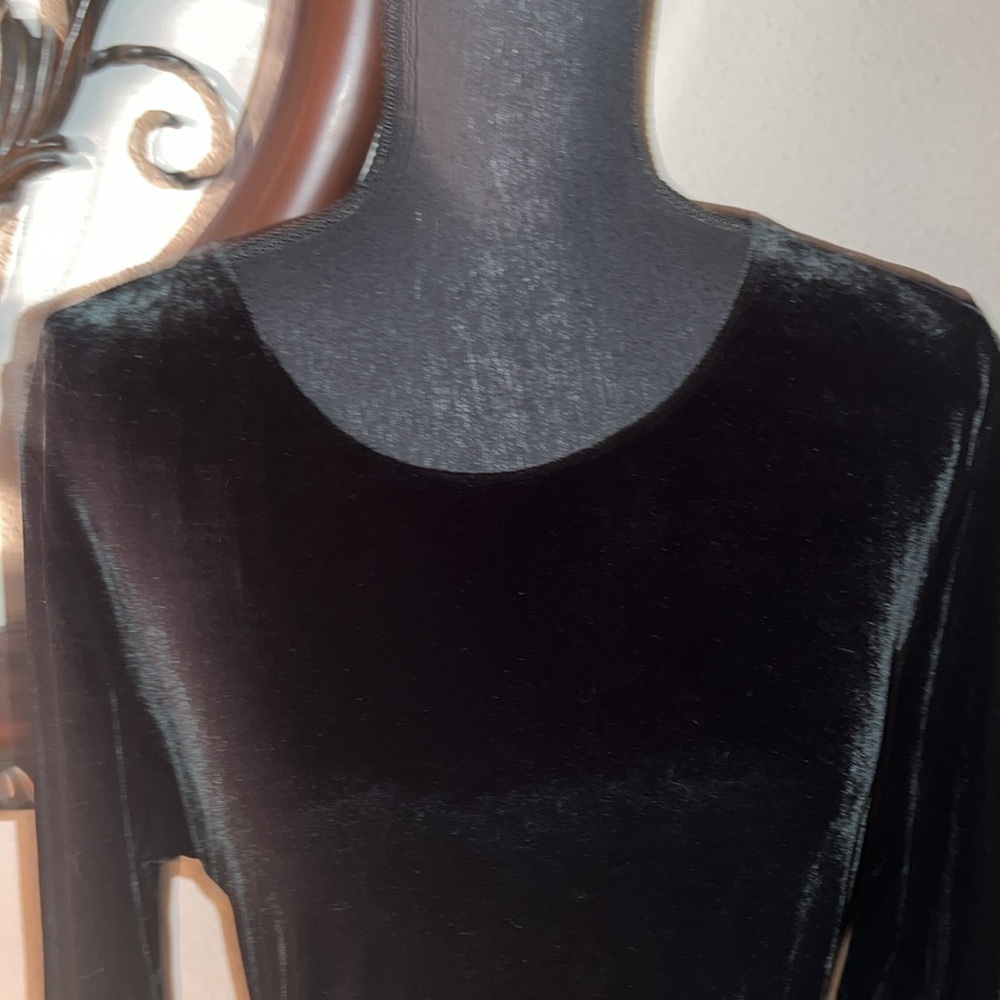 Banana Republic Women’s Black Velvet Pullover Dress Size Large - Picture 6 of 16